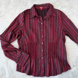Eye Y2K Button Down Top